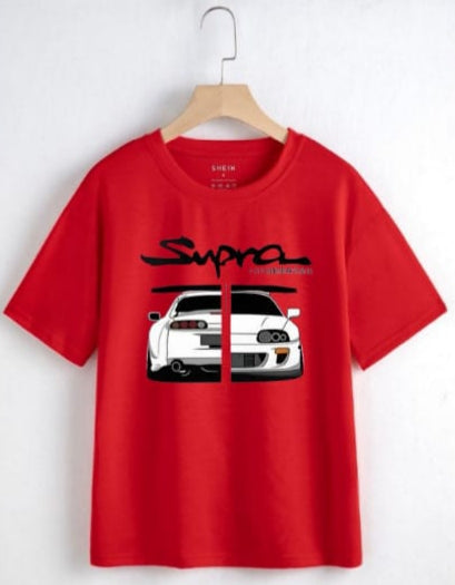 New Trendy Supra Printed T shirt for Mens and All Cars Lover